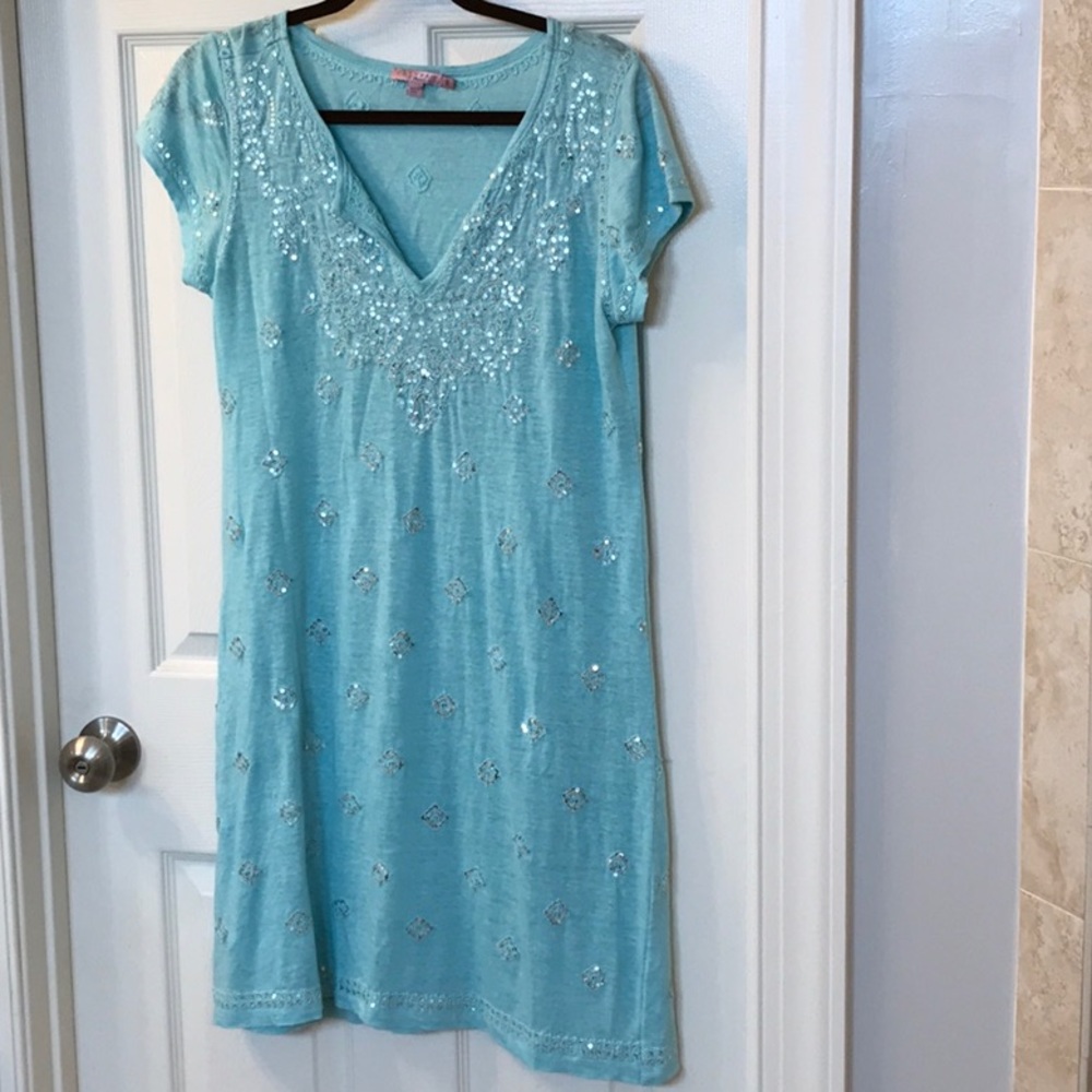 Calypso Short sleeve cotton  dress